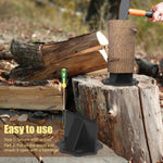 Carbon Steel Log Splitter with Portable Design | Effortless Kindling Tool for Firewood Preparation 3
