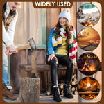 Carbon Steel Log Splitter with Portable Design | Effortless Kindling Tool for Firewood Preparation 5