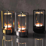 Casa Nordic | Cordless Crystal Lantern with Adjustable Brightness | Elegant Table Lamp for Home & Outdoor Decor 2