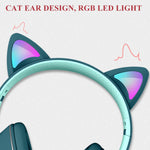 Cat Ear Gaming Headset | RGB LED Lights & Adjustable Microphone | Fun Design for Ultimate Gaming Experience 2