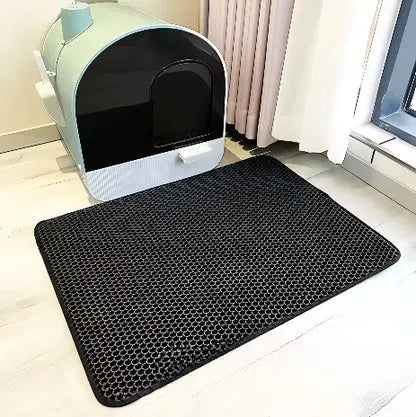 Cat Litter Mat with Dual-Layer Trap | Waterproof & Non-Slip Design for Clean Floors 7