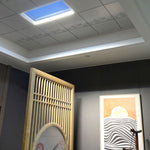 CelestialGlow | Elegant Smart Blue Sky LED Flush Mount Ceiling Light 9