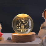 CelestialGlow | Glowing Sphere with 3D Planet Engravings | Magical Night Light for Cosmic Ambiance 7