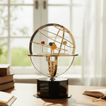 Celestial Brass | Solar System Orrery with Manual Rotation | Elegant Educational Display for Astronomy Enthusiasts 0