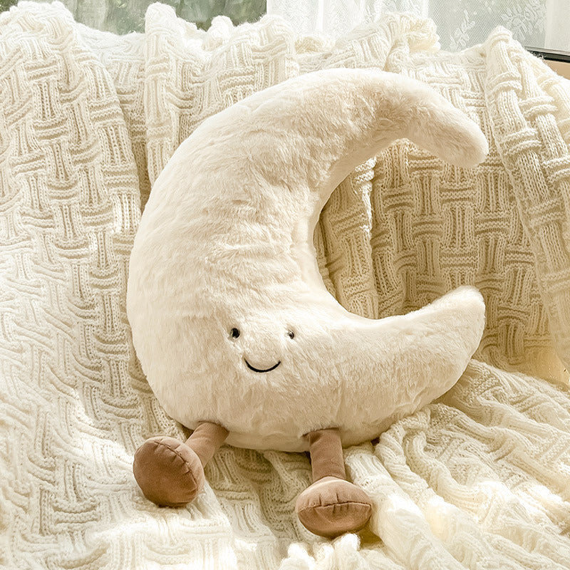 Celestial Dreams | Sun-Moon Pillow with Soft Fabric | Cozy Decor for Kids and Adults 0