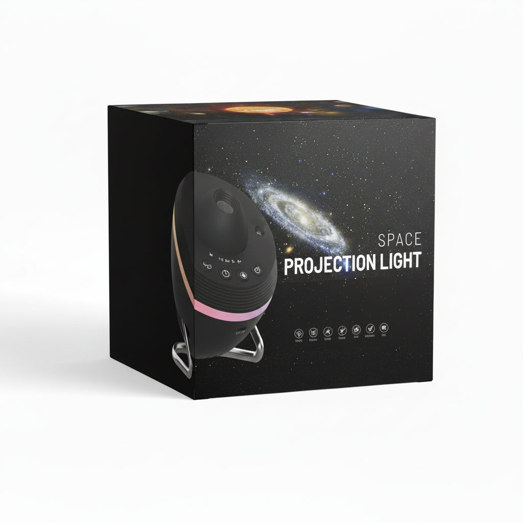 Celestial Glow | Galaxy Star Night Light Projector with Adjustable Projection | Create a Relaxing Atmosphere for Home 0