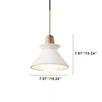 CementGlow | Sleek Modern Tapered Pendant Light Fixture 5