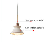 CementGlow | Sleek Modern Tapered Pendant Light Fixture 6