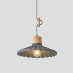 CementHue | Stylish Modern Scalloped Shade Pendant Light Fixture 10