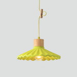 CementHue | Stylish Modern Scalloped Shade Pendant Light Fixture 12