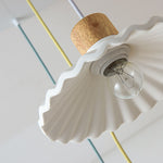 CementHue | Stylish Modern Scalloped Shade Pendant Light Fixture 6