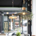 CementHue | Stylish Modern Scalloped Shade Pendant Light Fixture 7