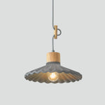 CementHue | Stylish Modern Scalloped Shade Pendant Light Fixture 9