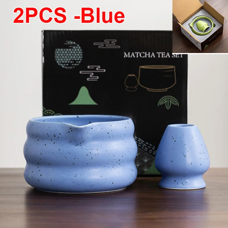 Ceramic Matcha Bowl Set with Spout | Elegant Design for Tea Ceremony 11