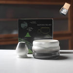Ceramic Matcha Bowl Set with Spout | Elegant Design for Tea Ceremony 12