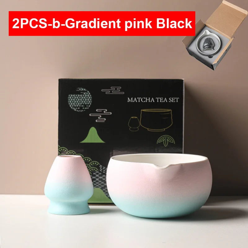 Ceramic Matcha Bowl Set with Spout | Elegant Design for Tea Ceremony 15