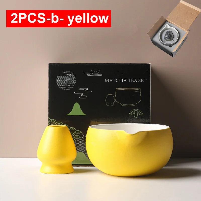 Ceramic Matcha Bowl Set with Spout | Elegant Design for Tea Ceremony 17