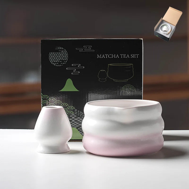 Ceramic Matcha Bowl Set with Spout | Elegant Design for Tea Ceremony 18