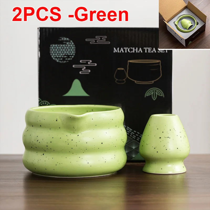 Ceramic Matcha Bowl Set with Spout | Elegant Design for Tea Ceremony 21