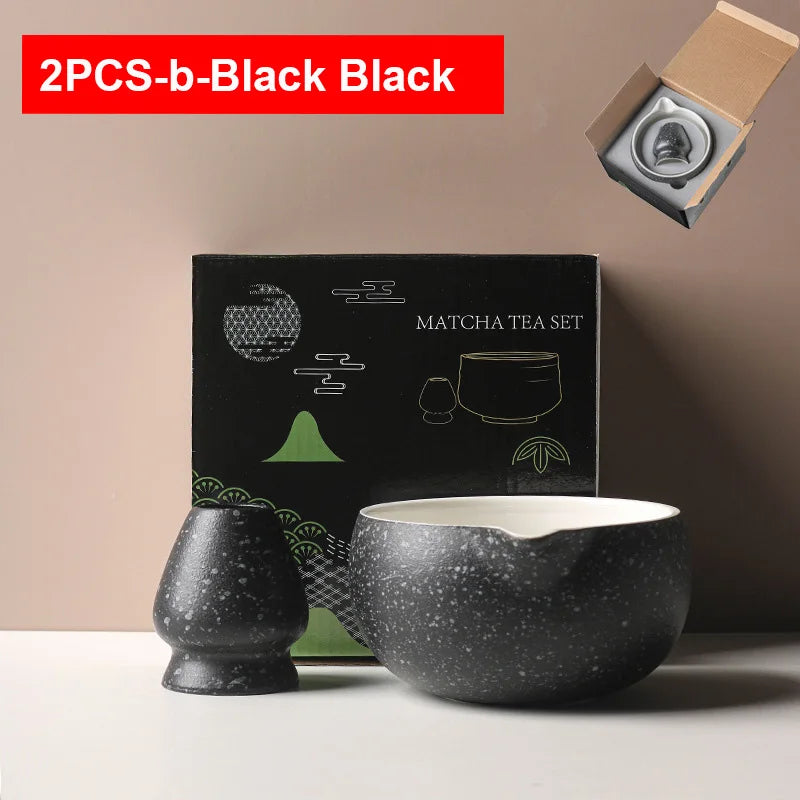 Ceramic Matcha Bowl Set with Spout | Elegant Design for Tea Ceremony 23