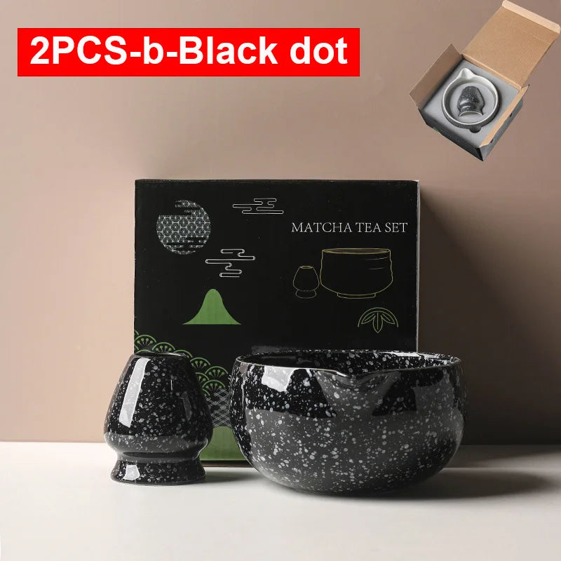 Ceramic Matcha Bowl Set with Spout | Elegant Design for Tea Ceremony 24