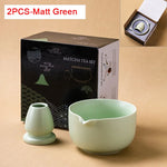 Ceramic Matcha Bowl Set with Spout | Elegant Design for Tea Ceremony 25