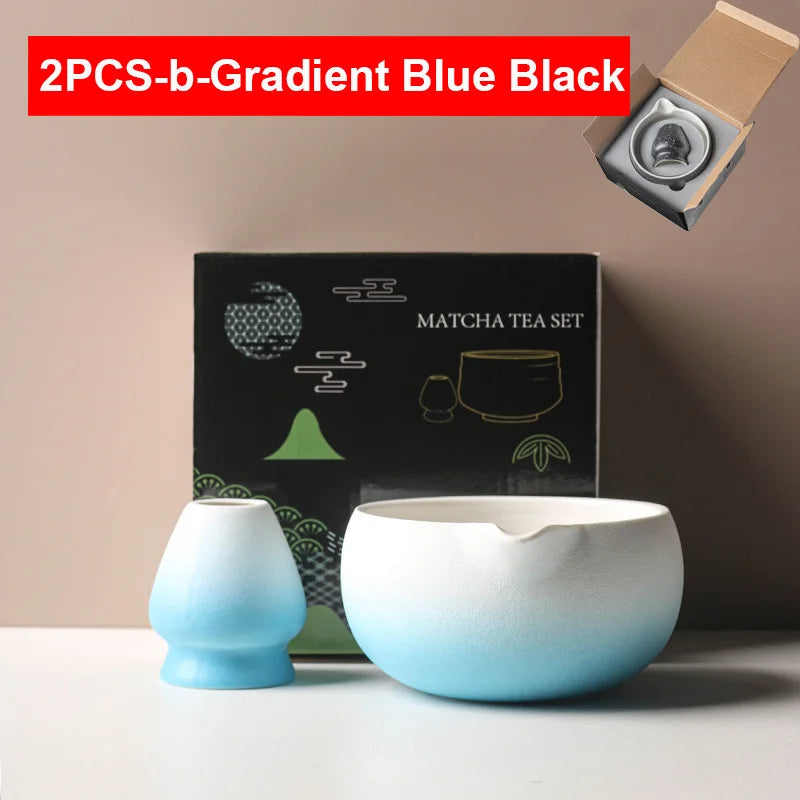 Ceramic Matcha Bowl Set with Spout | Elegant Design for Tea Ceremony 9