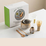 Ceramic Matcha Set | 7-Piece Matcha Tea Set with Vintage Design | Complete Accessories for Authentic Tea Experience 0
