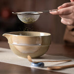Ceramic Matcha Set | 7-Piece Matcha Tea Set with Vintage Design | Complete Accessories for Authentic Tea Experience 4