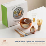 Ceramic Matcha Set | 7-Piece Matcha Tea Set with Vintage Design | Complete Accessories for Authentic Tea Experience 9