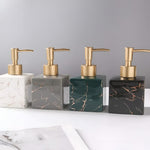 Ceramic Soap Dispenser with Gold Pump | Elegant Kitchen & Bathroom Accessory for Stylish Liquid Soap Dispensing 3