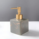 Ceramic Soap Dispenser with Gold Pump | Elegant Kitchen & Bathroom Accessory for Stylish Liquid Soap Dispensing 6