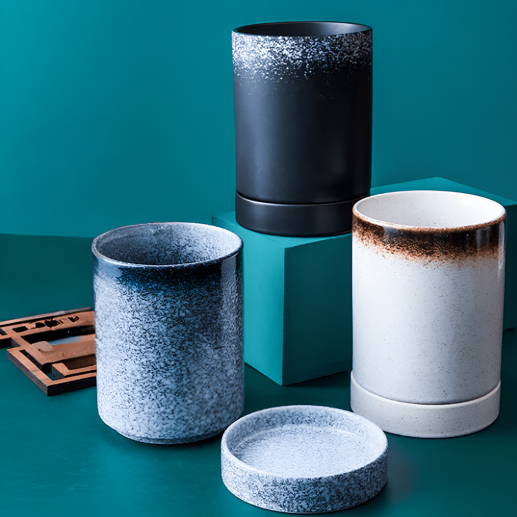 Ceramic Utensil Holder with Drainage Holes | Compact Design for Clean Kitchen Organization 6