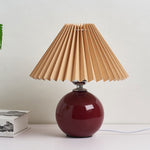Ceramica | Elegant Minimalist Pleated Table Lamp Design 18