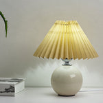 Ceramica | Elegant Minimalist Pleated Table Lamp Design 4
