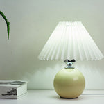 Ceramica | Elegant Minimalist Pleated Table Lamp Design 5