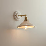 Ceramica | Elegant Vintage Ceramic Brass Wall Sconce Light Fixture 0