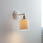 Ceramica | Elegant Vintage Ceramic Brass Wall Sconce Light Fixture 17