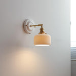 Ceramica | Elegant Vintage Ceramic Brass Wall Sconce Light Fixture 19