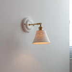 Ceramica | Elegant Vintage Ceramic Brass Wall Sconce Light Fixture 9