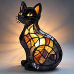 Charming Cat | Table Lamp Night Light with Soft Ambient Glow | Decorative Bedside Lamp for Cozy Atmosphere 2