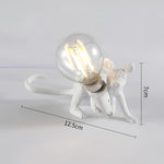 Charming Mouse Lamp | Quirky Animal-Shaped Desk Light with Golden Finish | Unique Decor for Stylish Interiors 5