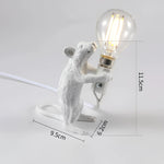 Charming Mouse Lamp | Quirky Animal-Shaped Desk Light with Golden Finish | Unique Decor for Stylish Interiors 9