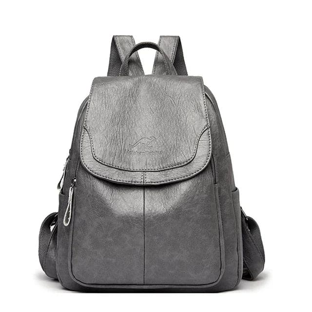Chic Collection | Faux Leather Backpack with Adjustable Straps | Stylish Design for Daily Essentials 4