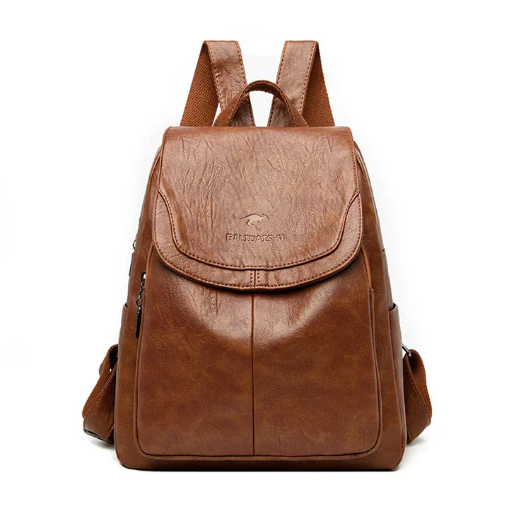 Chic Collection | Faux Leather Backpack with Adjustable Straps | Stylish Design for Daily Essentials 6