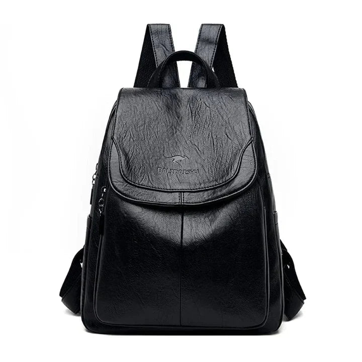 Chic Collection | Faux Leather Backpack with Adjustable Straps | Stylish Design for Daily Essentials 7