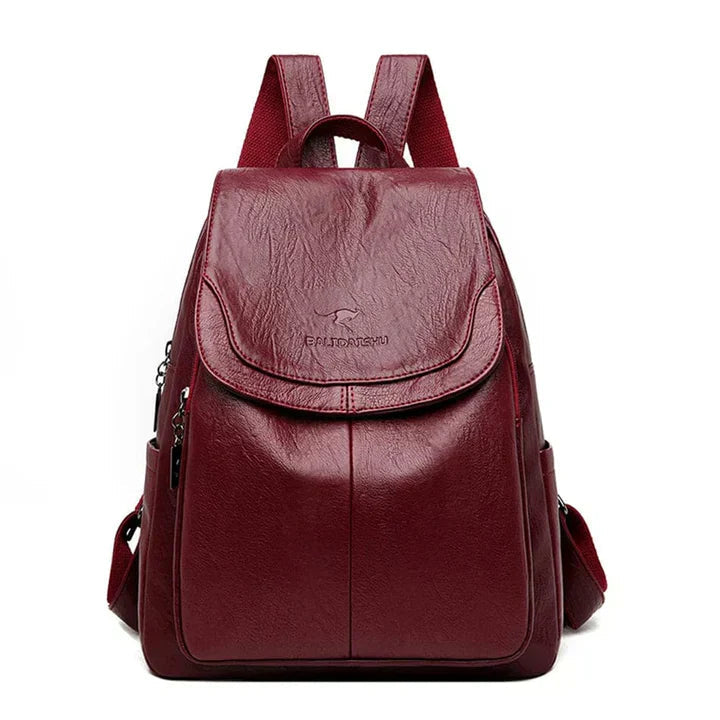 Chic Collection | Faux Leather Backpack with Adjustable Straps | Stylish Design for Daily Essentials 8
