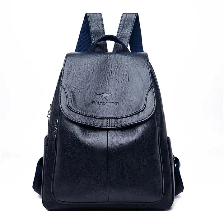 Chic Collection | Faux Leather Backpack with Adjustable Straps | Stylish Design for Daily Essentials 9