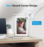 Chic Digital Picture Frame with High-Definition IPS Display | Elegant Acrylic Design for Capturing Cherished Memories 3