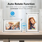 Chic Digital Picture Frame with High-Definition IPS Display | Elegant Acrylic Design for Capturing Cherished Memories 6
